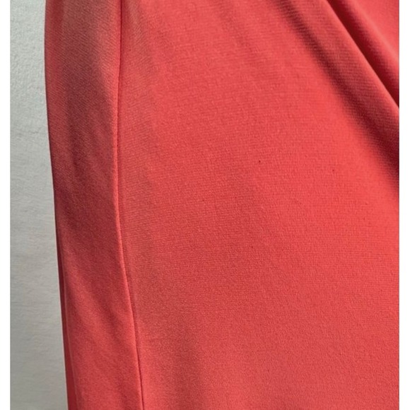 Banana Republic Petite Coral Jersey Knit Wrap Dress 3/4 Sleeve - Picture 9 of 9